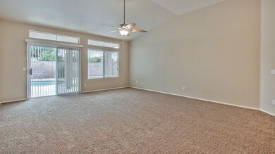 Great Room with Sliding Door
