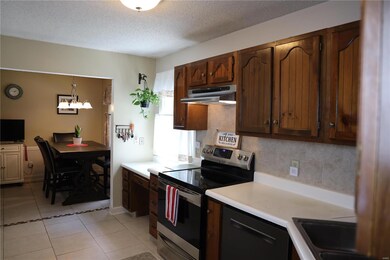 Custom cabinets highlight the kitchen