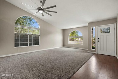 Front entry and Living room
