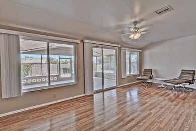 FAMILY ROOM WITH DOOR TO BACK PATIO