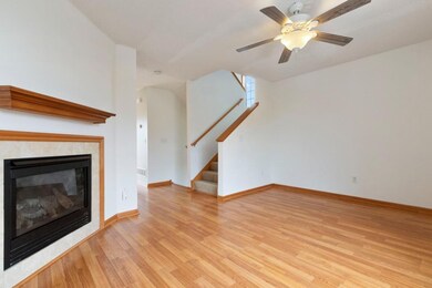 Living room with gas fireplace