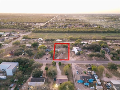Aerial view of property's location featuring property boundaries highlighted and rural landscape