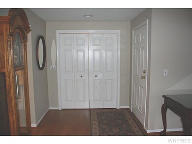 Foyer. Great entry space with large, deep double c