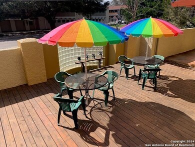 Exterior front patio area