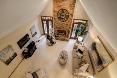 Masters great room from loft