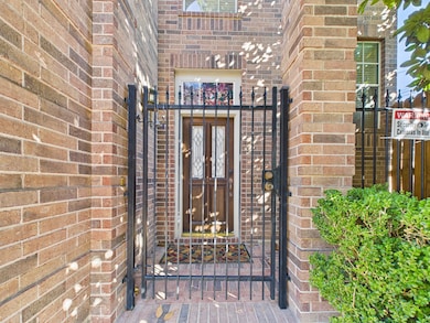 Gated front porch