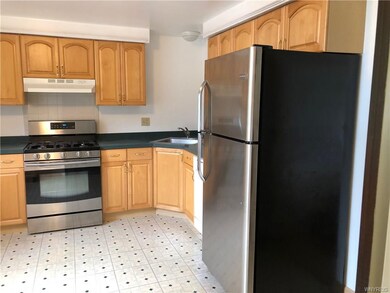 Kitchen with newer appliances included.
