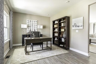 Enjoy a nice open office or sitting area.