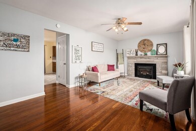Entry into living room