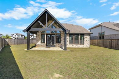 Relax under the covered patio.