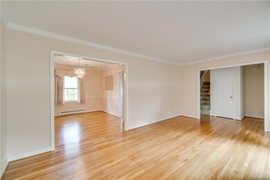 Living room to Dining room view.