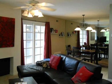 View as you enter the front door-note the fireplac