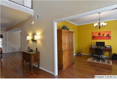 View from the foyer to the dining room area