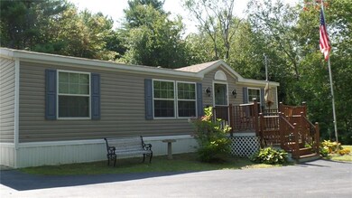 VIEW OF HOUSE FROM GARAGE