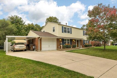 Large double drive with carport