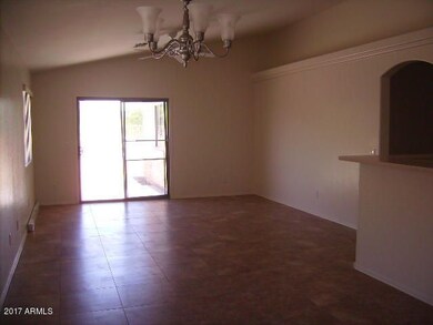 family room/dining area