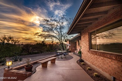 Front Patio at Sunset