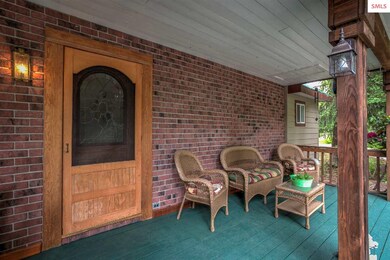 Covered front porch