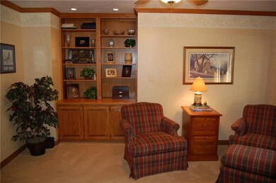 Study with Built-in Book Shelves, newer carpet and