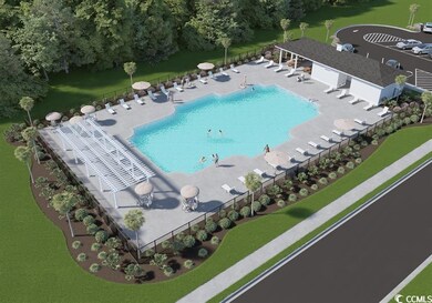 Community pool featuring a patio area