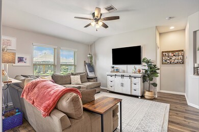 Imagine hosting friends and family in this generous living room!
