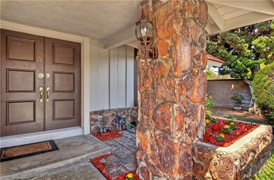 Private Courtyard Entry and Double Front Doors