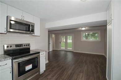 Remodeled kitchen in lower level