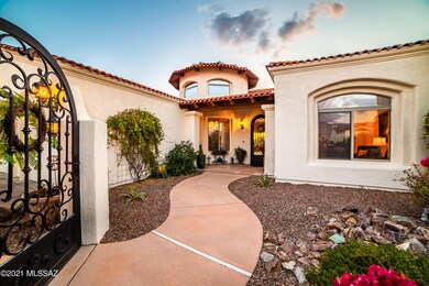 Beautifully Gated Front Entry