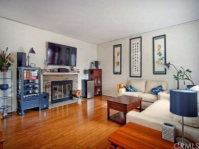 look at these beautiful wood floors, and the firep