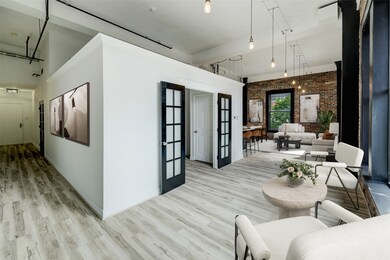 This loft with views of the galley to the left and