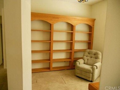 Library with custom bookcases built in