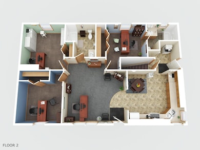 3D rendering of the main floor