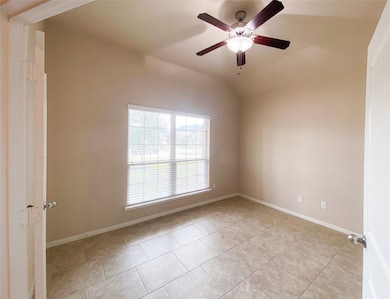 Bright and light home office with French doors