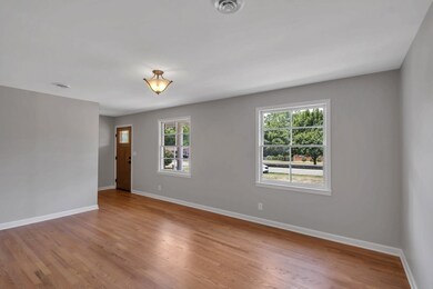 View of Living Room looking toward front door