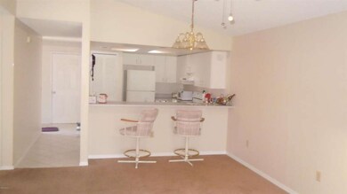 Open to living/dining