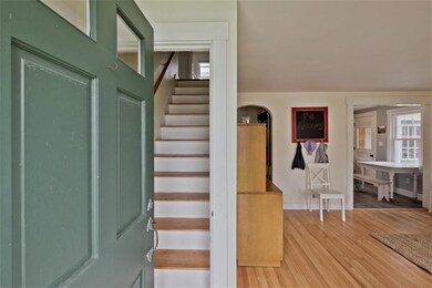 Center hall Cape Cod style.
