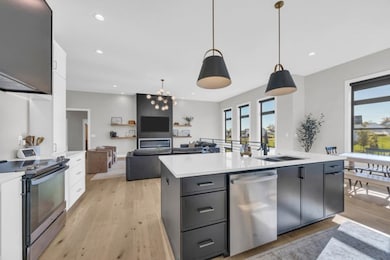 kitchen to living room