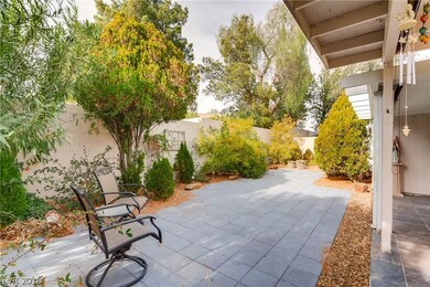 Private, quiet backyard has plenty of room for ent