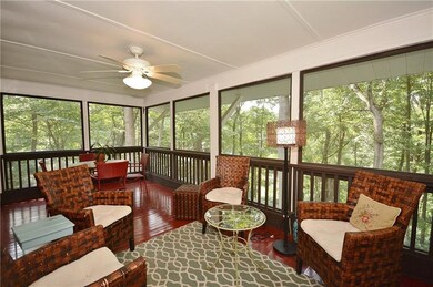 Fantastic screened-in porch adjacent to the living