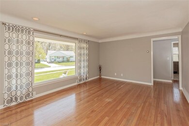 Living room and expansive picture window.