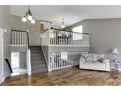 Look at this home! Engineered handscraped hardwood