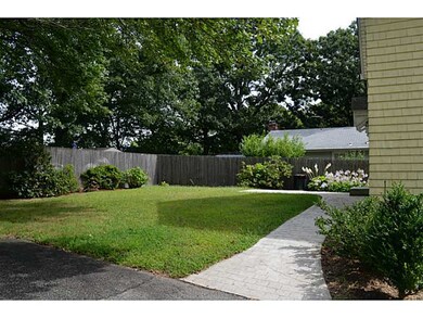 Exterior Back. Back yard has patio area and walkwa