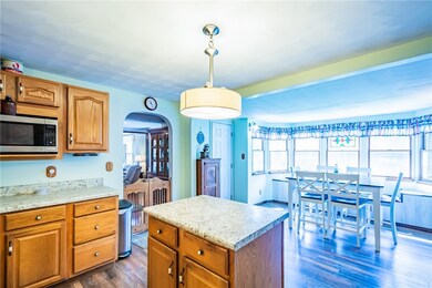 Natural light flowing from the dining area