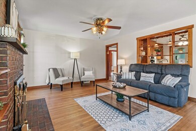 Living Room with Fireplace