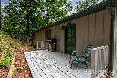 Back deck with fresh paint!