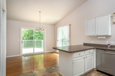 Kitchen View to Backyard