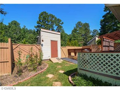 Exterior Front - View of the privacy fenced front 