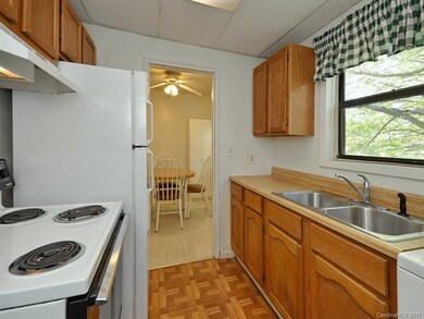 Kitchen with View into the Eat-In Area