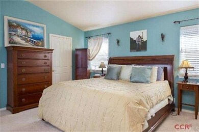 Master suite with two walk-in closets
