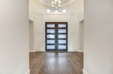 The front is light-filled with the skylight above